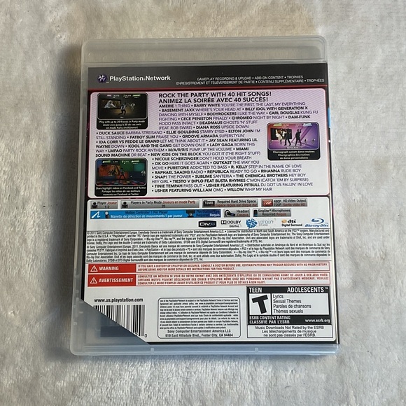 Sony Everybody Dance PS3 Game - Purple and Black - Picture 2 of 3